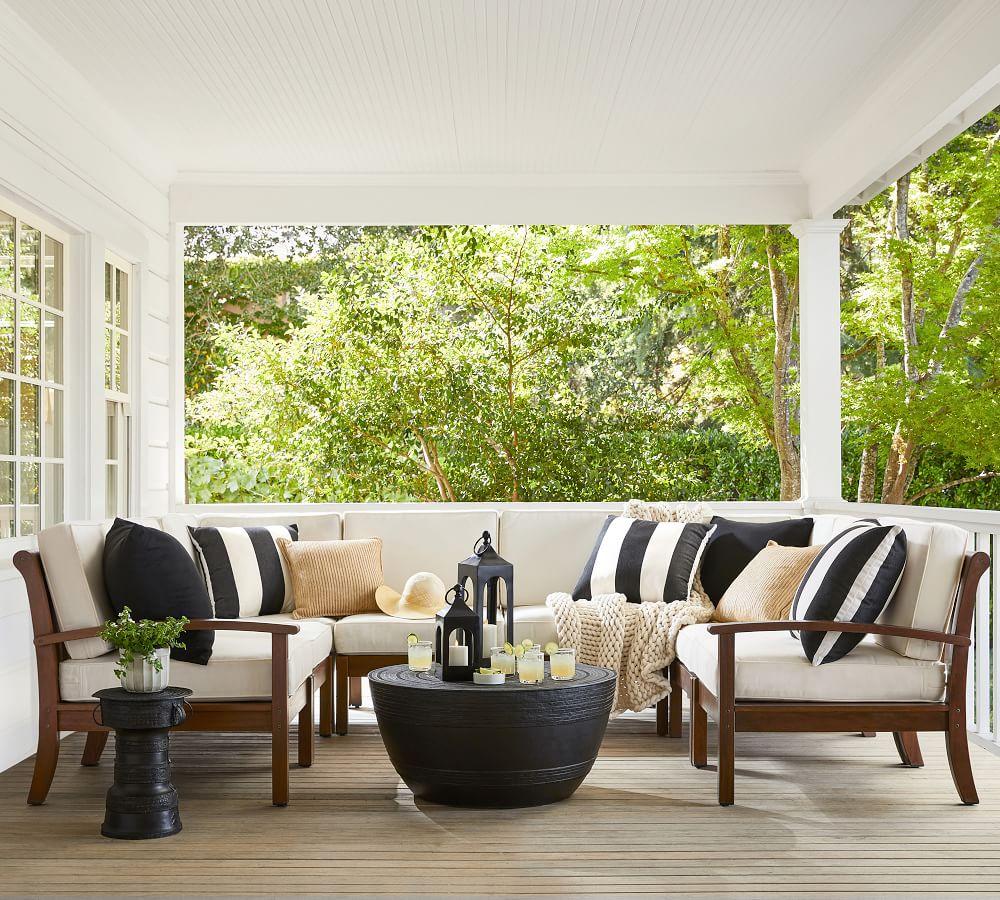 Pottery barn clearance drum table